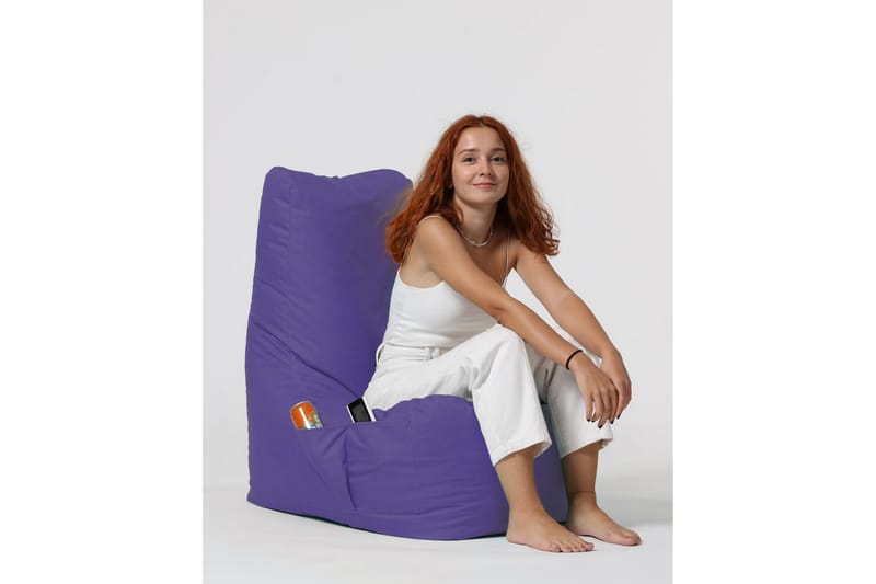 Almasi Sittsäck Utomhus 60 cm - Lila - Utemöbler - Utestol & trädgårdsstol - Sittsäckar utomhus