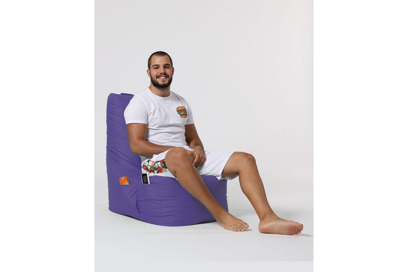 Almasi Sittsäck Utomhus 60 cm - Lila - Utemöbler - Utestol & trädgårdsstol - Sittsäckar utomhus