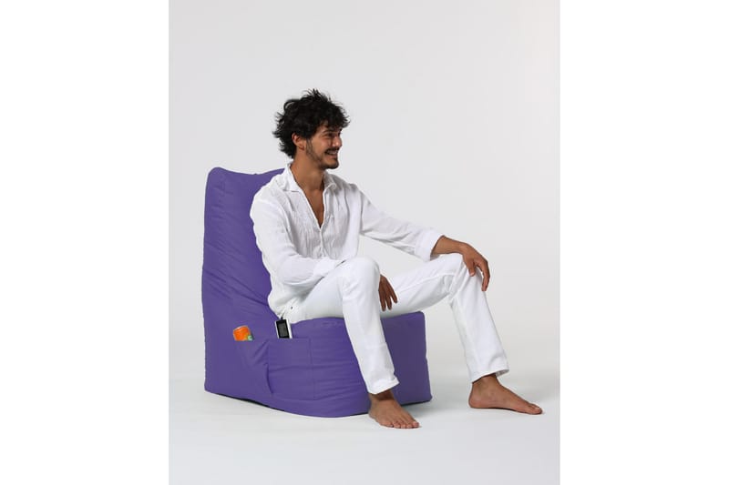 Almasi Sittsäck Utomhus 60 cm - Lila - Utemöbler - Utestol & trädgårdsstol - Sittsäckar utomhus