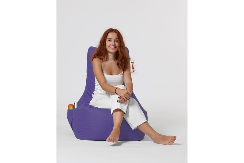 Almasi Sittsäck Utomhus 60 cm - Lila - Utemöbler - Utestol & trädgårdsstol - Sittsäckar utomhus