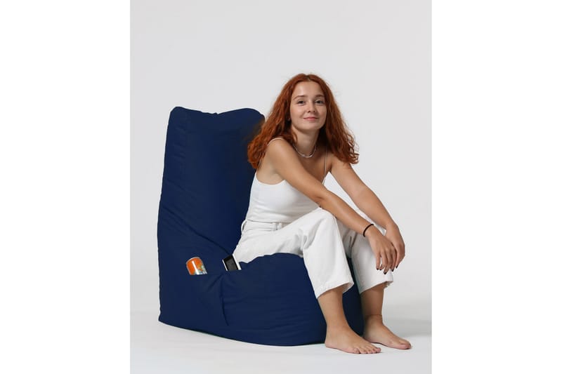 Almasi Sittsäck Utomhus 60 cm - Mörkblå - Utemöbler - Utestol & trädgårdsstol - Sittsäckar utomhus
