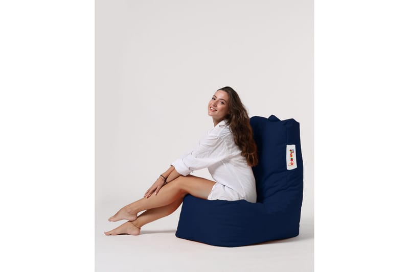Almasi Sittsäck Utomhus 60 cm - Mörkblå - Utemöbler - Utestol & trädgårdsstol - Sittsäckar utomhus