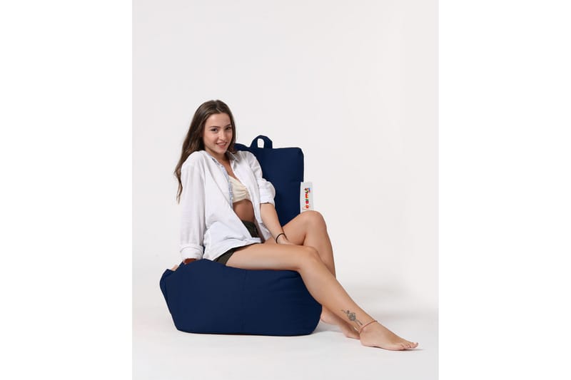 Almasi Sittsäck Utomhus 60 cm - Mörkblå - Utemöbler - Utestol & trädgårdsstol - Sittsäckar utomhus