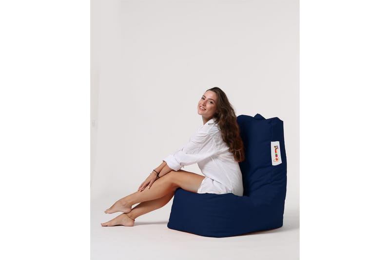 Almasi Sittsäck Utomhus 60 cm - Mörkblå - Utemöbler - Utestol & trädgårdsstol - Sittsäckar utomhus