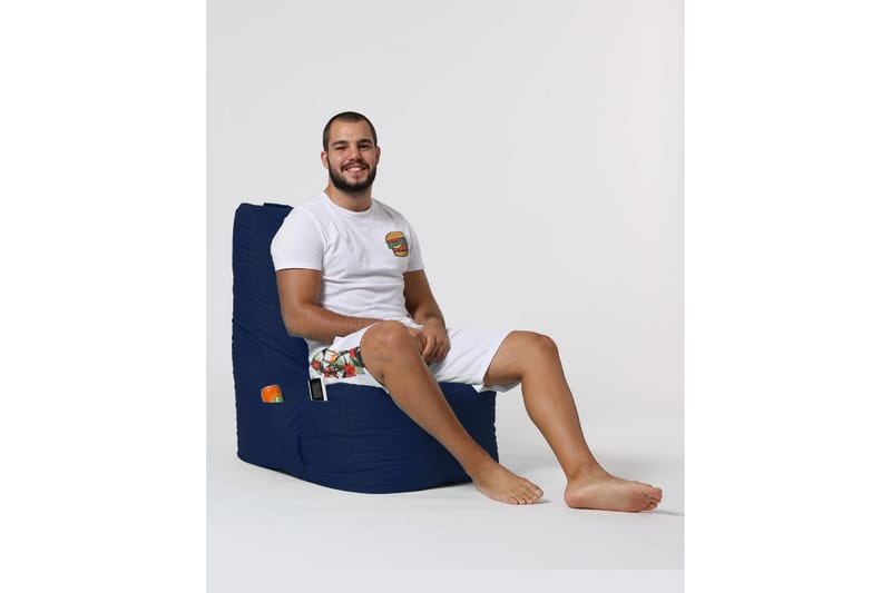 Almasi Sittsäck Utomhus 60 cm - Mörkblå - Utemöbler - Utestol & trädgårdsstol - Sittsäckar utomhus