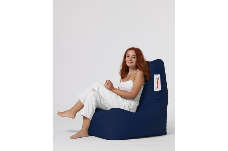Almasi Sittsäck Utomhus 60 cm - Mörkblå - Utemöbler - Utestol & trädgårdsstol - Sittsäckar utomhus