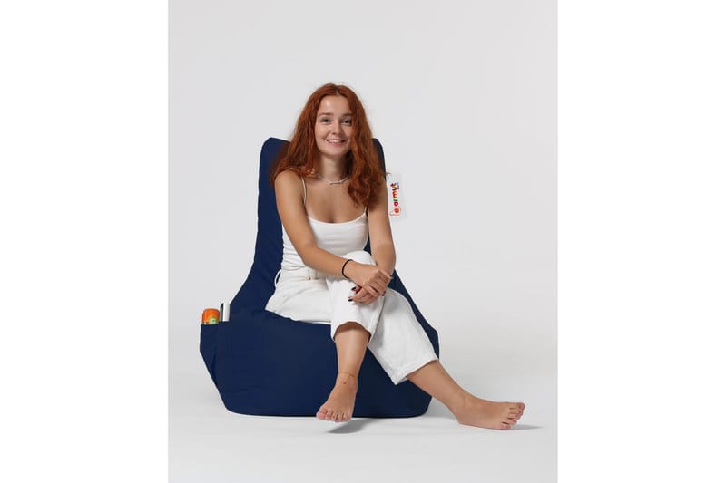 Almasi Sittsäck Utomhus 60 cm - Mörkblå - Utemöbler - Utestol & trädgårdsstol - Sittsäckar utomhus