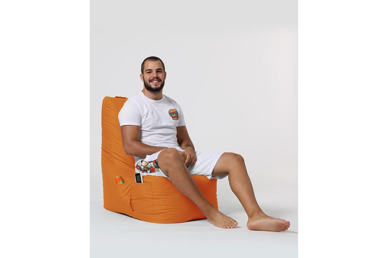 Almasi Sittsäck Utomhus 60 cm - Orange - Utemöbler - Utestol & trädgårdsstol - Sittsäckar utomhus