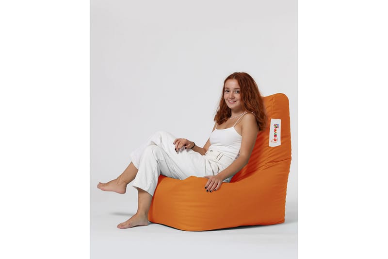 Almasi Sittsäck Utomhus 60 cm - Orange - Utemöbler - Utestol & trädgårdsstol - Sittsäckar utomhus