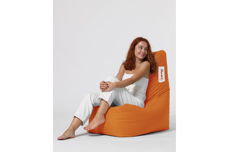 Almasi Sittsäck Utomhus 60 cm - Orange - Utemöbler - Utestol & trädgårdsstol - Sittsäckar utomhus