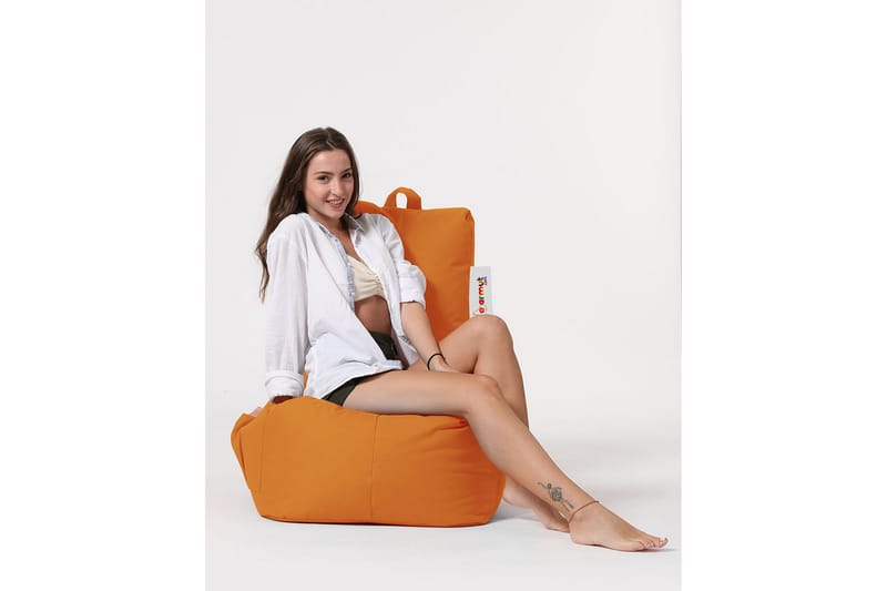 Almasi Sittsäck Utomhus 60 cm - Orange - Utemöbler - Utestol & trädgårdsstol - Sittsäckar utomhus