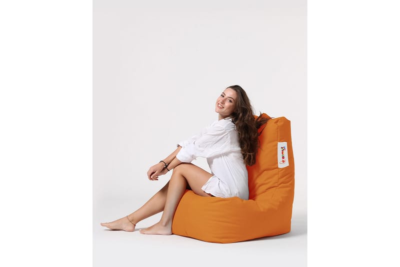 Almasi Sittsäck Utomhus 60 cm - Orange - Utemöbler - Utestol & trädgårdsstol - Sittsäckar utomhus