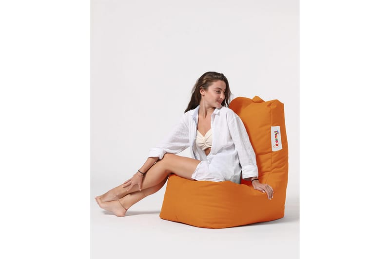 Almasi Sittsäck Utomhus 60 cm - Orange - Utemöbler - Utestol & trädgårdsstol - Sittsäckar utomhus