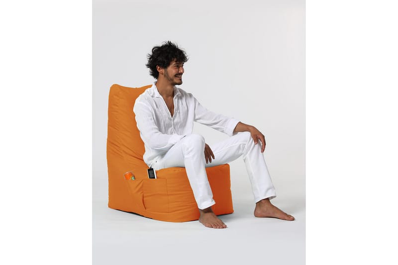 Almasi Sittsäck Utomhus 60 cm - Orange - Utemöbler - Utestol & trädgårdsstol - Sittsäckar utomhus