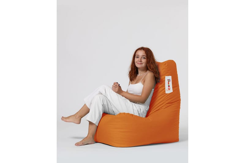Almasi Sittsäck Utomhus 60 cm - Orange - Utemöbler - Utestol & trädgårdsstol - Sittsäckar utomhus