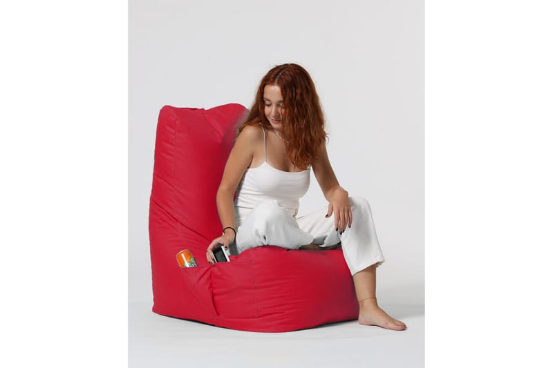 Almasi Sittsäck Utomhus 60 cm - Röd - Utemöbler - Utestol & trädgårdsstol - Sittsäckar utomhus