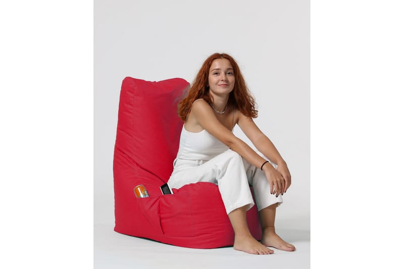 Almasi Sittsäck Utomhus 60 cm - Röd - Utemöbler - Utestol & trädgårdsstol - Sittsäckar utomhus