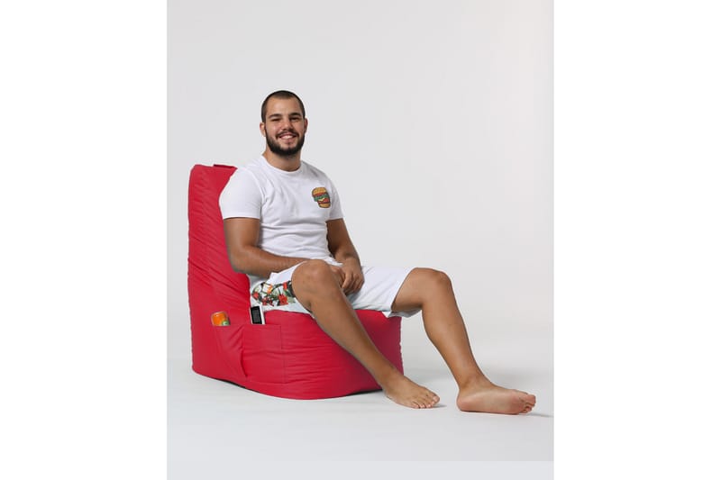 Almasi Sittsäck Utomhus 60 cm - Röd - Utemöbler - Utestol & trädgårdsstol - Sittsäckar utomhus