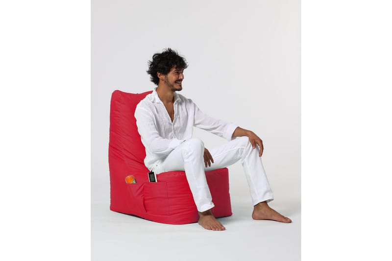 Almasi Sittsäck Utomhus 60 cm - Röd - Utemöbler - Utestol & trädgårdsstol - Sittsäckar utomhus