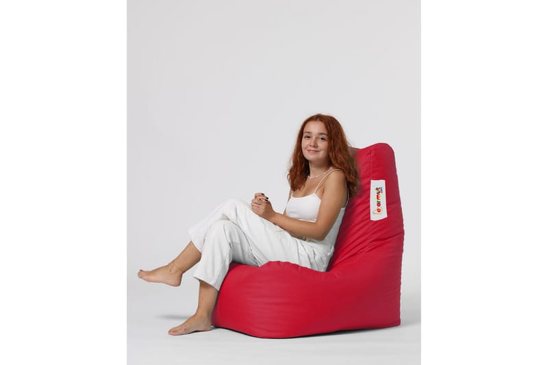 Almasi Sittsäck Utomhus 60 cm - Röd - Utemöbler - Utestol & trädgårdsstol - Sittsäckar utomhus