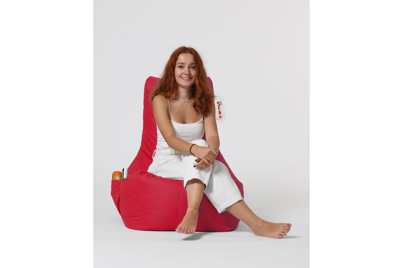 Almasi Sittsäck Utomhus 60 cm - Röd - Utemöbler - Utestol & trädgårdsstol - Sittsäckar utomhus