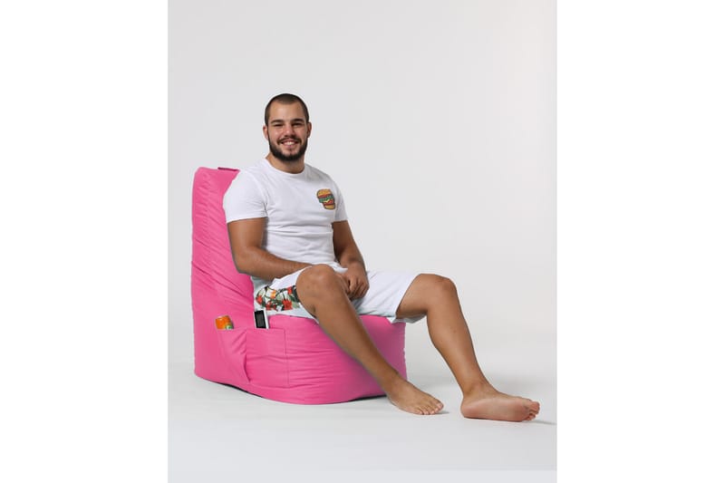 Almasi Sittsäck Utomhus 60 cm - Rosa - Utemöbler - Utestol & trädgårdsstol - Sittsäckar utomhus