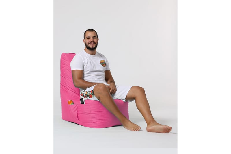 Almasi Sittsäck Utomhus 60 cm - Rosa - Utemöbler - Utestol & trädgårdsstol - Sittsäckar utomhus