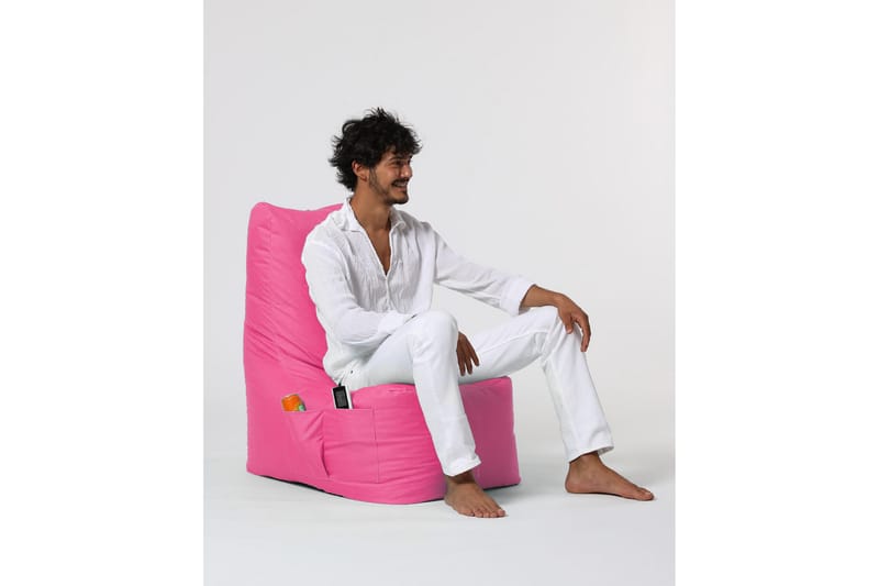 Almasi Sittsäck Utomhus 60 cm - Rosa - Utemöbler - Utestol & trädgårdsstol - Sittsäckar utomhus