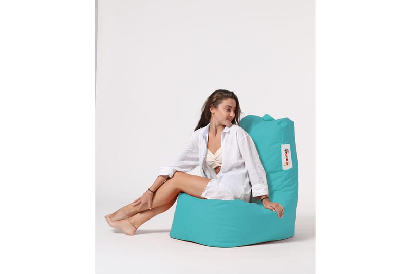 Almasi Sittsäck Utomhus 60 cm - Turkos - Utemöbler - Utestol & trädgårdsstol - Sittsäckar utomhus