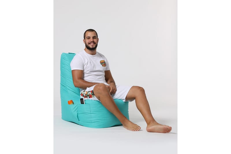 Almasi Sittsäck Utomhus 60 cm - Turkos - Utemöbler - Utestol & trädgårdsstol - Sittsäckar utomhus