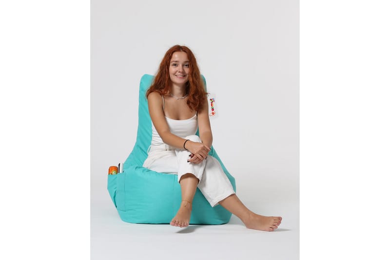 Almasi Sittsäck Utomhus 60 cm - Turkos - Utemöbler - Utestol & trädgårdsstol - Sittsäckar utomhus