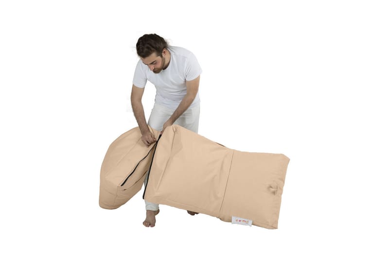 Arakura Sittsäck Utomhus 55 cm - Beige - Utemöbler - Utestol & trädgårdsstol - Sittsäckar utomhus