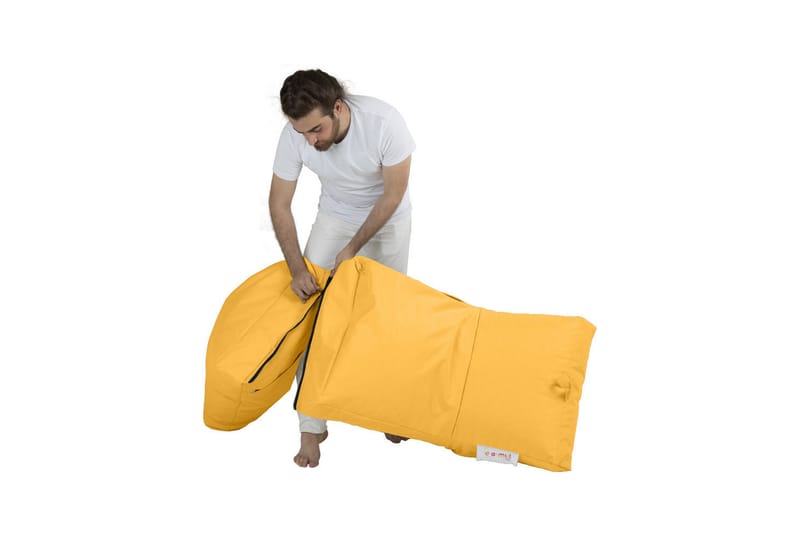 Arakura Sittsäck Utomhus 55 cm - Gul - Utemöbler - Utestol & trädgårdsstol - Sittsäckar utomhus