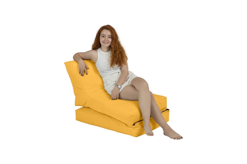 Arakura Sittsäck Utomhus 55 cm - Gul - Utemöbler - Utestol & trädgårdsstol - Sittsäckar utomhus