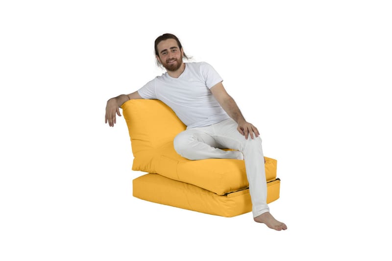 Arakura Sittsäck Utomhus 55 cm - Gul - Utemöbler - Utestol & trädgårdsstol - Sittsäckar utomhus