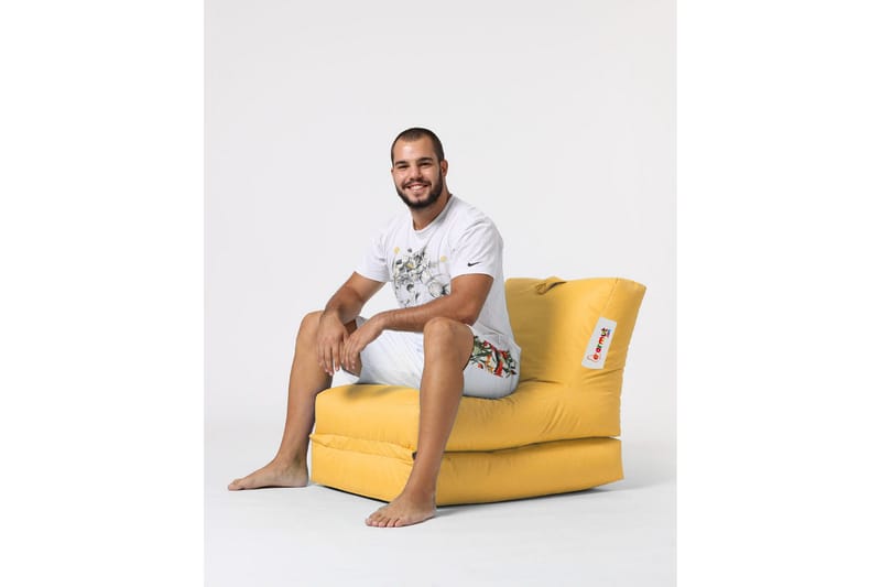 Arakura Sittsäck Utomhus 55 cm - Gul - Utemöbler - Utestol & trädgårdsstol - Sittsäckar utomhus