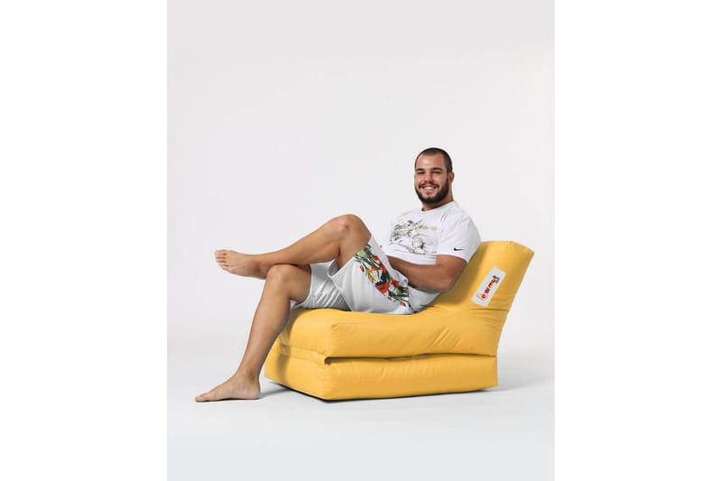 Arakura Sittsäck Utomhus 55 cm - Gul - Utemöbler - Utestol & trädgårdsstol - Sittsäckar utomhus