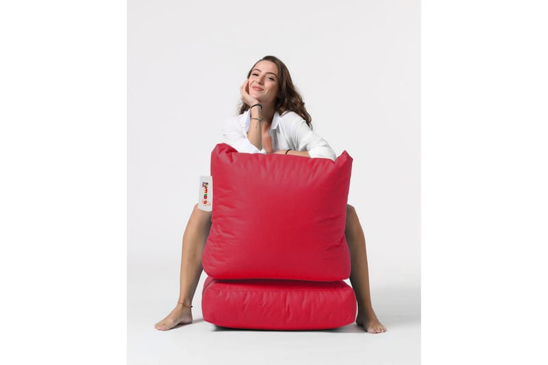 Arakura Sittsäck Utomhus 55 cm - Röd - Utemöbler - Utestol & trädgårdsstol - Sittsäckar utomhus