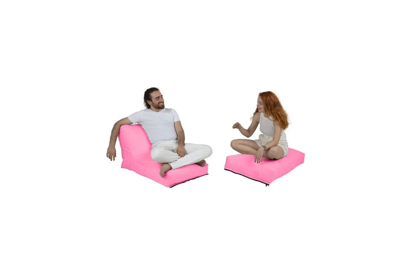 Arakura Sittsäck Utomhus 55 cm - Rosa - Utemöbler - Utestol & trädgårdsstol - Sittsäckar utomhus