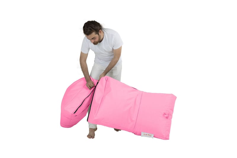 Arakura Sittsäck Utomhus 55 cm - Rosa - Utemöbler - Utestol & trädgårdsstol - Sittsäckar utomhus
