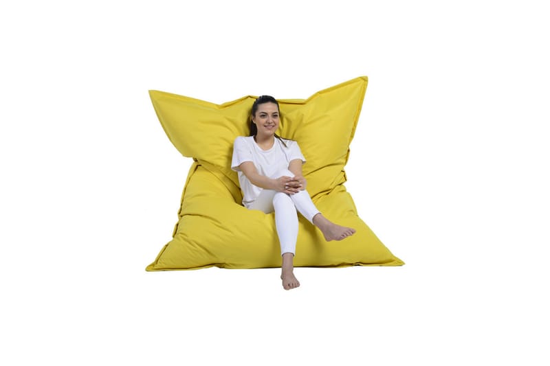 Homa Sittsäck Utomhus 140 cm - Gul - Utemöbler - Utestol & trädgårdsstol - Sittsäckar utomhus