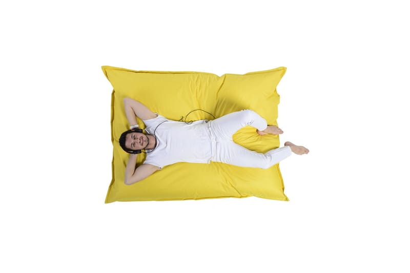 Homa Sittsäck Utomhus 140 cm - Gul - Utemöbler - Utestol & trädgårdsstol - Sittsäckar utomhus