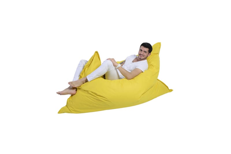 Homa Sittsäck Utomhus 140 cm - Gul - Utemöbler - Utestol & trädgårdsstol - Sittsäckar utomhus