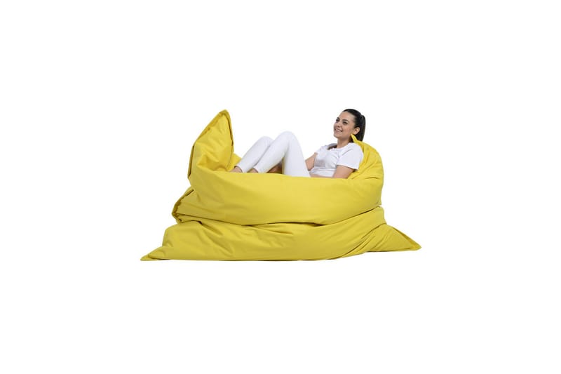 Homa Sittsäck Utomhus 140 cm - Gul - Utemöbler - Utestol & trädgårdsstol - Sittsäckar utomhus