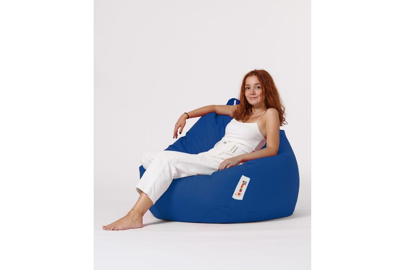 Hunny Sittsäck Utomhus 115 cm - Blå - Utemöbler - Utestol & trädgårdsstol - Sittsäckar utomhus