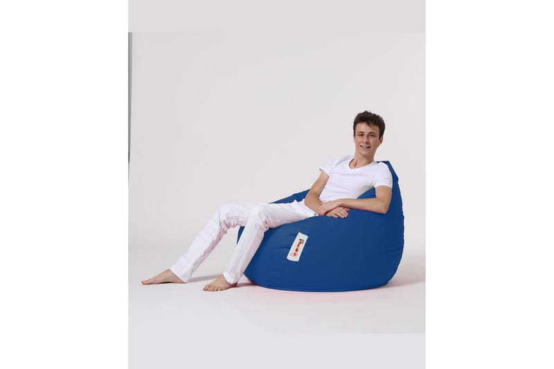 Hunny Sittsäck Utomhus 115 cm - Blå - Utemöbler - Utestol & trädgårdsstol - Sittsäckar utomhus