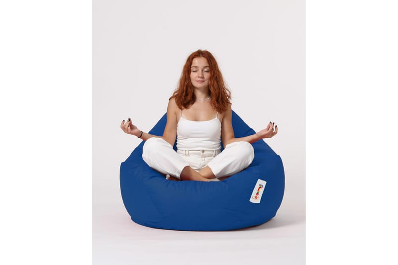 Hunny Sittsäck Utomhus 115 cm - Blå - Utemöbler - Utestol & trädgårdsstol - Sittsäckar utomhus