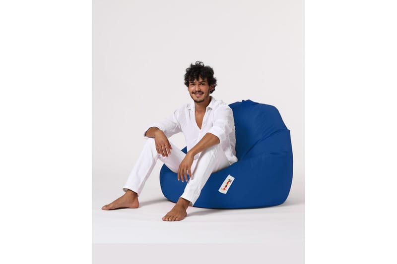 Hunny Sittsäck Utomhus 115 cm - Blå - Utemöbler - Utestol & trädgårdsstol - Sittsäckar utomhus