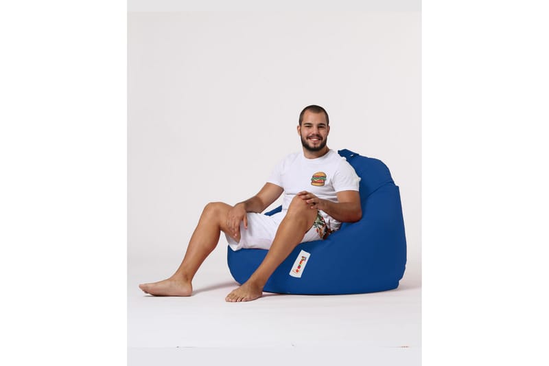 Hunny Sittsäck Utomhus 115 cm - Blå - Utemöbler - Utestol & trädgårdsstol - Sittsäckar utomhus