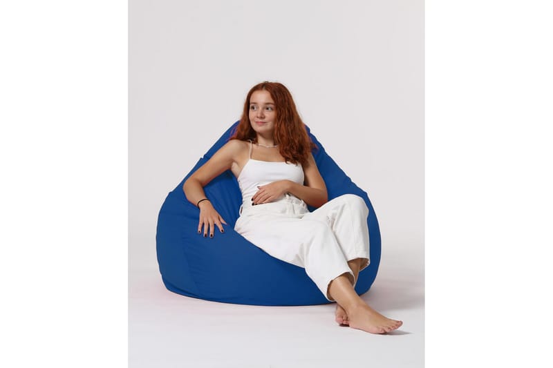 Hunny Sittsäck Utomhus 115 cm - Blå - Utemöbler - Utestol & trädgårdsstol - Sittsäckar utomhus
